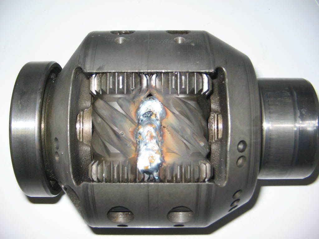 Welding center diff to make FWD?